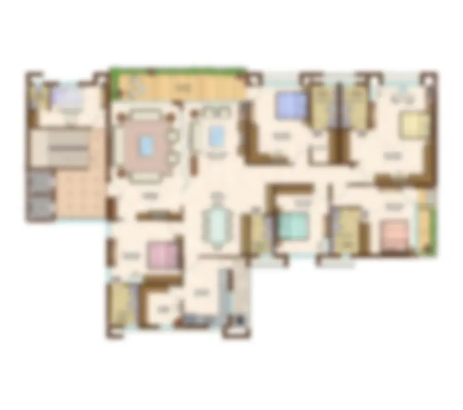 5 BHK floor plan
